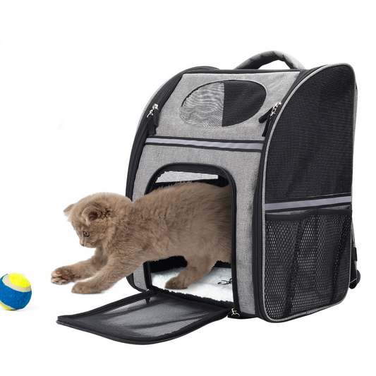 Fluffy Dream Pet Carrier Backpack for Large/Small Cats and Dogs