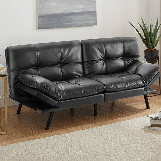 Memory Foam Couch Convertible Loveseat for Living Room